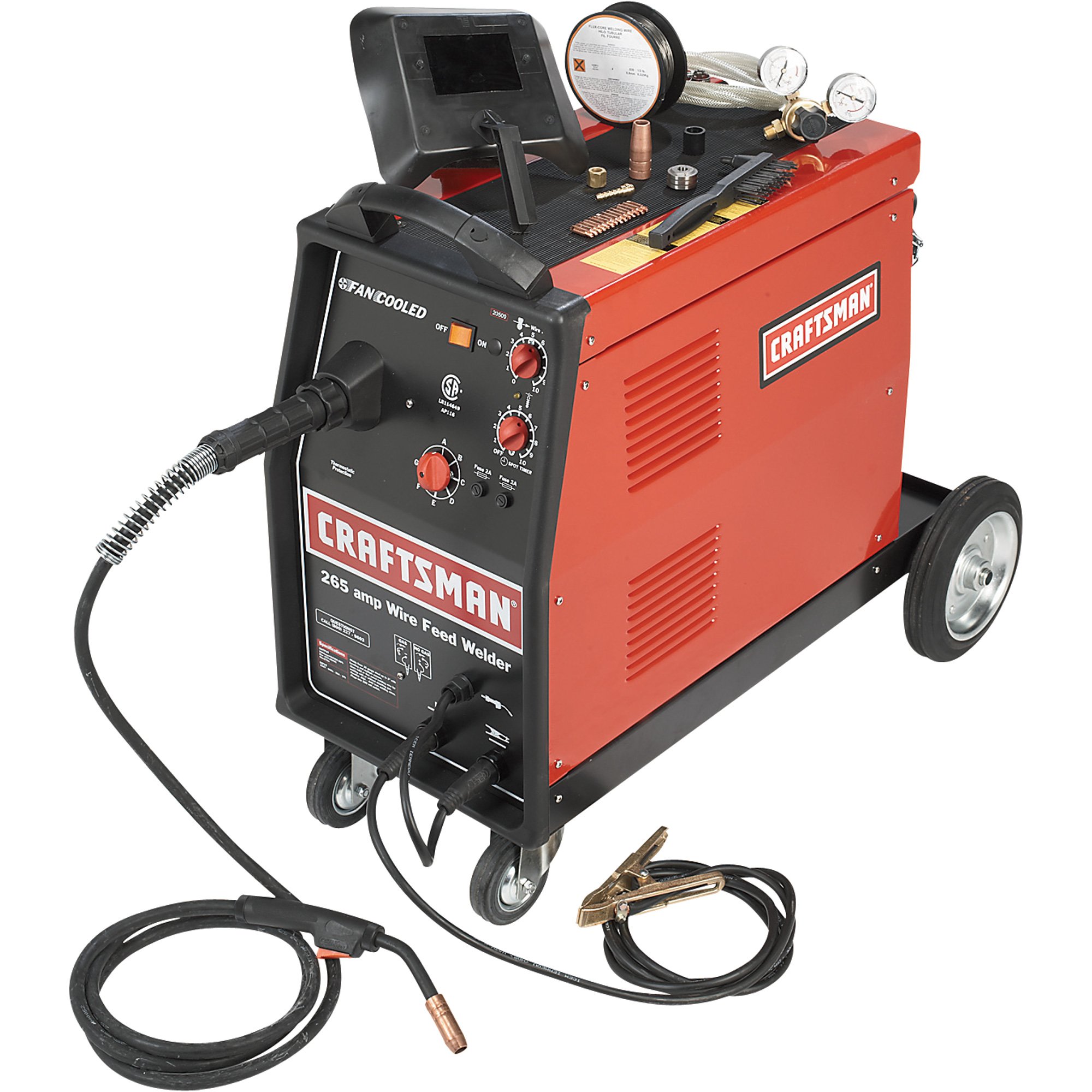 Craftsman Wire-Feed MIG/Fluxcore Welder — 265 Amp, 220 Volt, Model# 20509